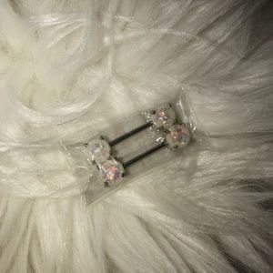 Opal Nipple Piercing NBW